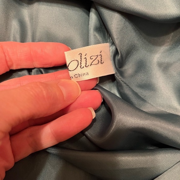 Xiaolizi Wool Blend Fit & Flare Green Long Sleeve Dress Size S - Picture 9 of 9